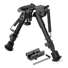 Bipé BiPod Tático Sniper Carabina Airsoft + Adaptador Trilho Foto mini 1