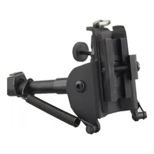 Bipé BiPod Tático Sniper Carabina Airsoft + Adaptador Trilho Foto mini 3