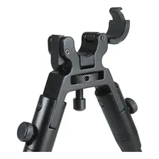 Bipe Carabina Airsoft Retrátil Fixação Trilho 20mm AlumÃnio Foto mini 4