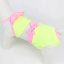 BiquÃni Pet Cãesneon Verde Uv50 Tam G Bonito Pra Cachorro Foto mini 2