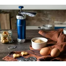 Biscoiteira Máquina Fazer Biscoito Azul Marcato Elegance Foto mini 2