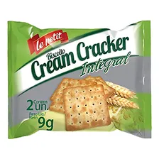 Biscoito Cream Cracker Integral SachĂȘ 180un Recepção Clinica Foto mini 1