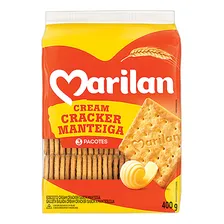 Biscoito Cream Cracker Manteiga Marilan Pacote 400g Foto mini 1