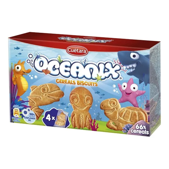 Biscoito De Cereal Oceanix 110g Importado Foto 1