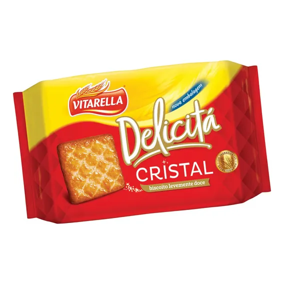 Biscoito Delicita Vitarella Cristal 414g Foto 1