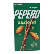 Biscoito Palito Pepero Sabor Almond E Chocolate Lotte 32g Foto mini  3