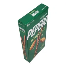 Biscoito Palito Pepero Sabor Almond E Chocolate Lotte 32g Foto mini 4