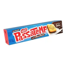 Biscoito Passatempo Nestlé Recheado Chocolate 130g Foto  mini 1