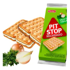Biscoito Pit Stop Recheado Salsa E Cebola Marilan 91g Foto mini  2