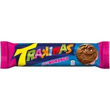 Biscoito Recheado Sabor Morango 126g Trakinas Foto mini  2