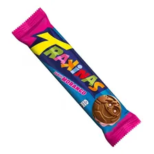 Biscoito Recheado Sabor Morango 126g Trakinas Foto mini  3