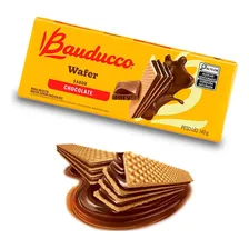 Biscoito Wafer Bauducco Chocolate 140g Foto mini 3
