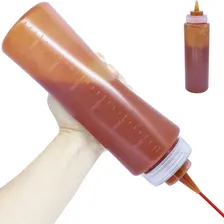 Bisnaga PlĂĄstica FlexĂvel 720ml Molho Foodtruck Gel Calda Up Cor TranslĂșcido Foto mini 1