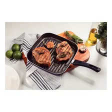 Bistequeira Canelada Antiaderente Tramontina Paris 28cm 2,3l Foto  mini 1