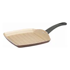 Bistequeira Quadrada Alum Premium Aa 24cm Marrom Panelux Foto mini 1