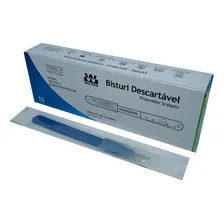 Bisturi Médico Descartável Estéril N°11 Caixa Com 10 Foto mini 1