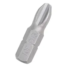 Bits Ponteira Philips Ph3-25mm Encaixe¼ Aço S2 10pçs Top Foto mini 2