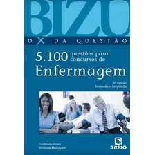 Bizu Enfermagem 5100 Questões Para Concursos, De William Malagutti. Editora Rubio, Capa Mole, Edição 5ª Edição Em Português, 2011 Foto  mini 1