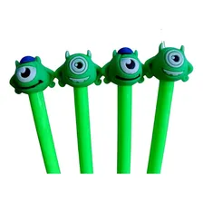 Black Friday Canetas Gel Personagens Monstros Sa Kit 6 Tinta Preta Exterior Verde Foto  mini 1