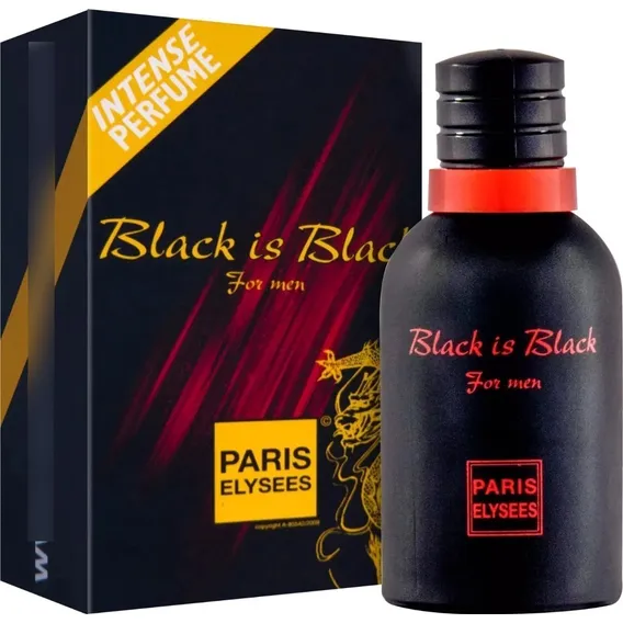 Black Is Black Paris Elysees Edt - Perfume Masculino 100ml Foto 1