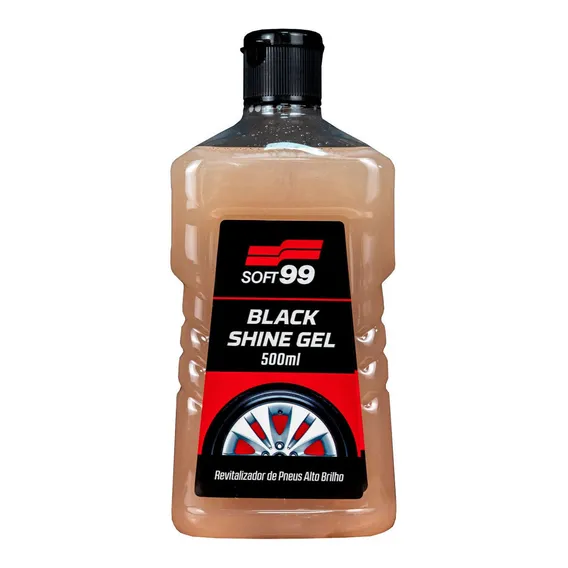 Black Shine Gel - Revitalizador De Pneus Soft99 - 500ml Foto 1