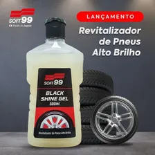 Black Shine Gel - Revitalizador De Pneus Soft99 - 500ml Foto mini 3