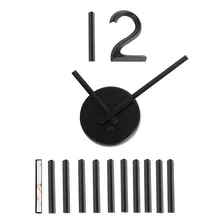 Blink - Relogio De Parede 3d Umbra Preto Minimalista Foto mini  3