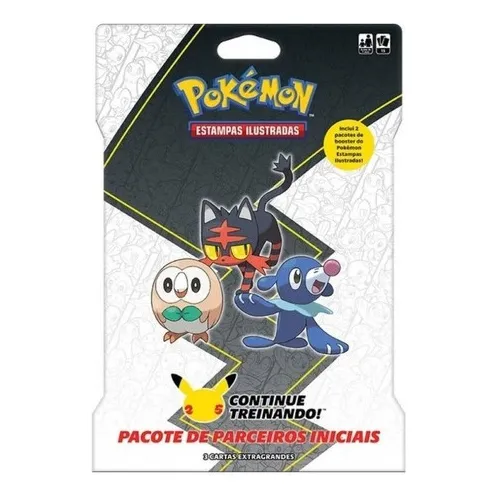 Blister Booster Pokemon Carta Vmax Tcg Card Parceiros Alola Foto 1