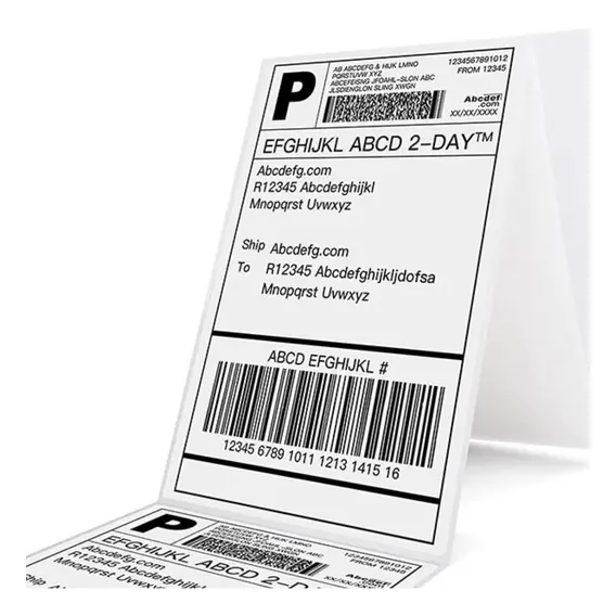 Bloco 5000 Etiquetas Impressora Térmicas S/ Ribbon Foto 1