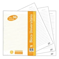Bloco 96 Folhas Caderno Argolado Fichário A4 Universitário Foto  mini 1