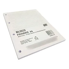Bloco 96 Folhas Caderno Argolado Fichário A4 Universitário Foto mini  3