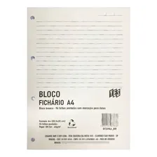Bloco 96 Folhas Caderno Argolado Fichário A4 Universitário Foto mini  2