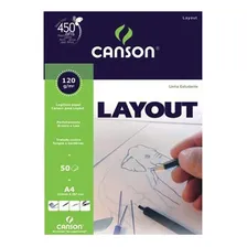 Bloco A3 Papel Layout 120 Gr Com 50 Fls Foto mini  2