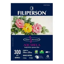 Bloco Aquarela A4 Filiperson Renaud 300g 12 Folhas Foto  mini 1