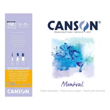 Bloco Aquarela Montval Canson A4 200g 100 Folhas Foto  mini 1