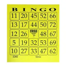 Bloco Bingo 100 Folhas Free Amarelo Foto mini 1