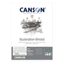 Bloco Canson Illustration Bristol A4 250g/m2 20 Folhas Foto mini 1