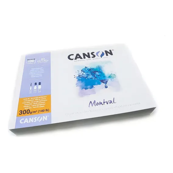 Bloco Canson Montval Aquarela A3 300g/m C200006652 Foto 1