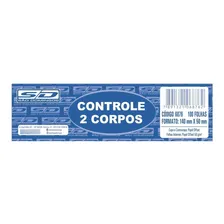 Bloco Controle Numerado 2 Corpos 100 Fls Pt C/ 20 Foto  mini 1