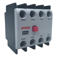 Bloco de contato auxiliar frontal Steck SK1/sd2 2na+2nc 4p Sf22 Foto mini 1