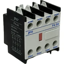 Bloco De Contato Auxiliar Jng F4-04 4nf P/ Cjx2 / Jx2 127/220v Foto mini 1