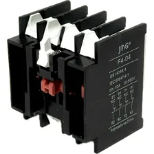 Bloco De Contato Auxiliar Jng F4-04 4nf P/ Cjx2 / Jx2 127/220v Foto mini 2