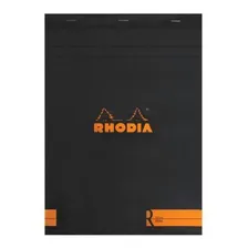 Bloco De Desenho E Notas Rhodia A5 N16 Capa Preta Foto  mini 1