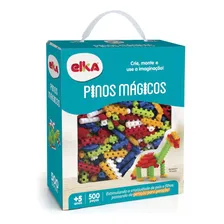 Bloco De Montar Elka Pinos Magicos De Montar 500 Peças Foto mini 1