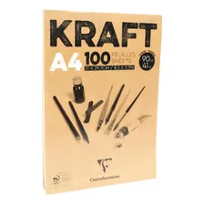 Bloco De Papel Kraft Clairefontaine A4 Foto  mini 1