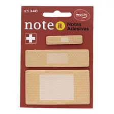 Bloco De Recado Autoadesivo Band Note It 3 Blocos 60 Folhas Cor Neutro Foto  mini 1
