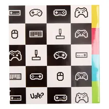 Bloco De Recados Adesivo Marcador Sticker Pop Game Geek Uatt Cor Preto Foto mini  3