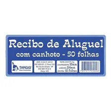 Bloco De Recibo De Aluguel Com Canhoto 50 Folhas Tamoio Foto  mini 1