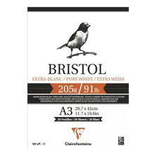 Bloco Desenho Bristol A3 205g Clairefontaine 20 Fls Foto  mini 1