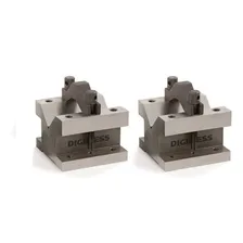 Bloco Em V Com Grampos Em Pares 105x105x78mm Digimess 310004 Foto  mini 1